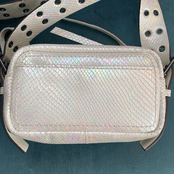 Aimee Kestenberg Cooper Hologram Snake Embossed Leather Crossbody Bag - Picture 6 of 14
